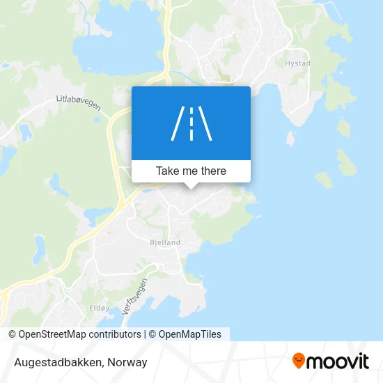 Augestadbakken map