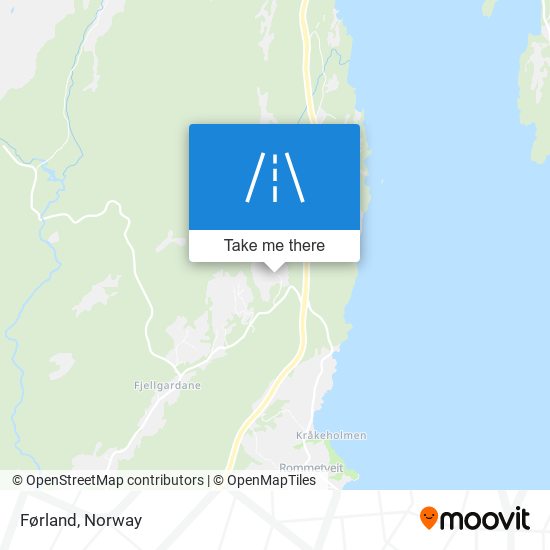 Førland map