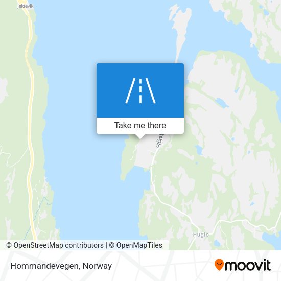 Hommandevegen map