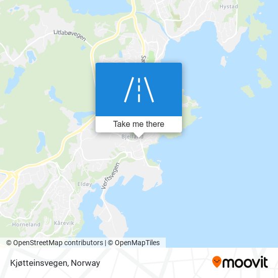 Kjøtteinsvegen map