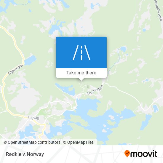 Rødkleiv map