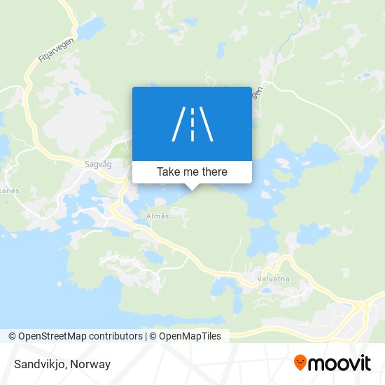 Sandvikjo map