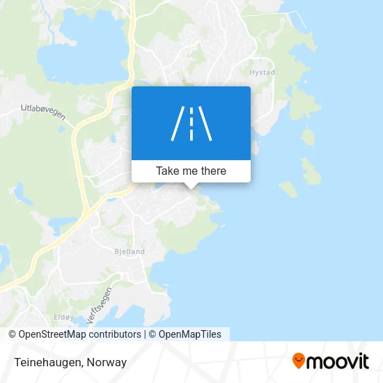 Teinehaugen map