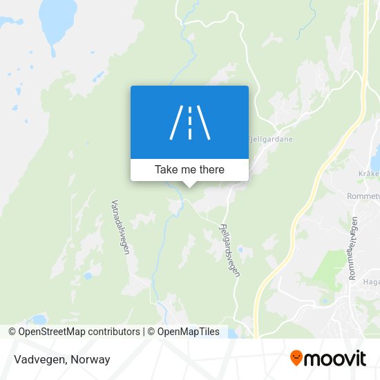 Vadvegen map