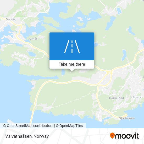 Valvatnaåsen map