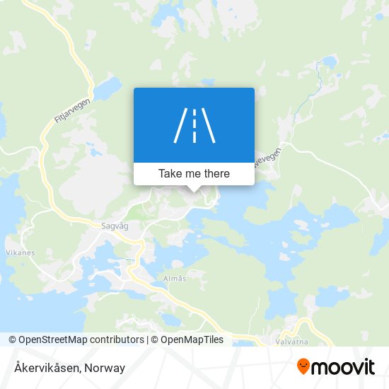 Åkervikåsen map