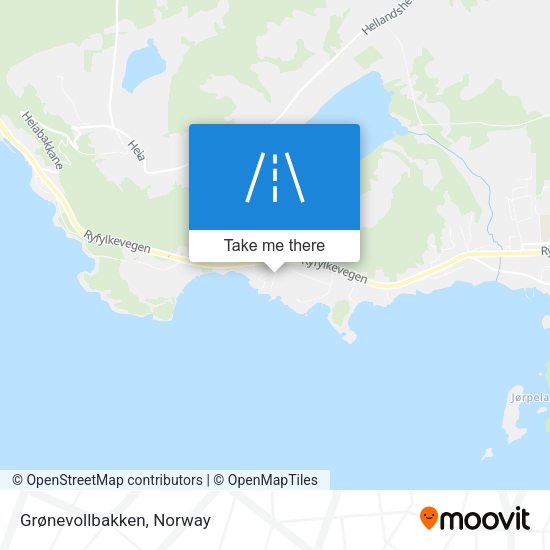 Grønevollbakken map