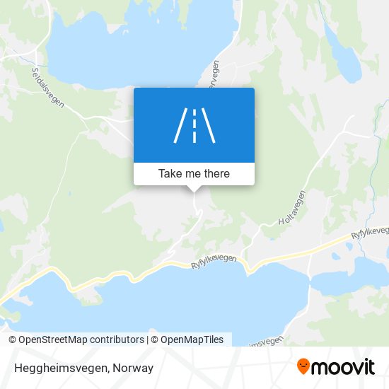 Heggheimsvegen map