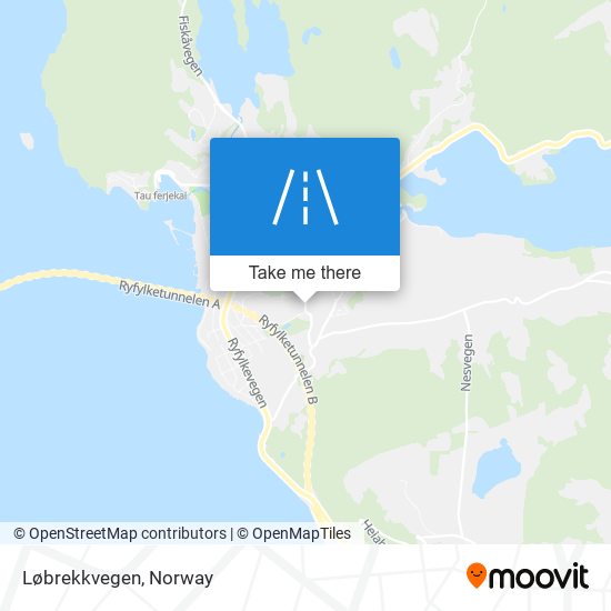 Løbrekkvegen map