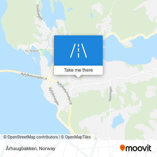 Århaugbakken map