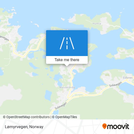 Lømyrvegen map