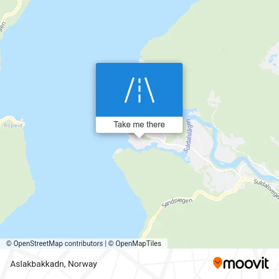 Aslakbakkadn map
