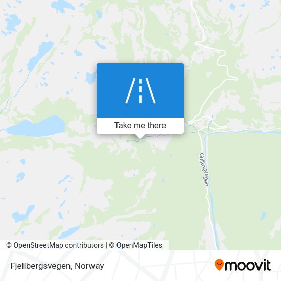 Fjellbergsvegen map