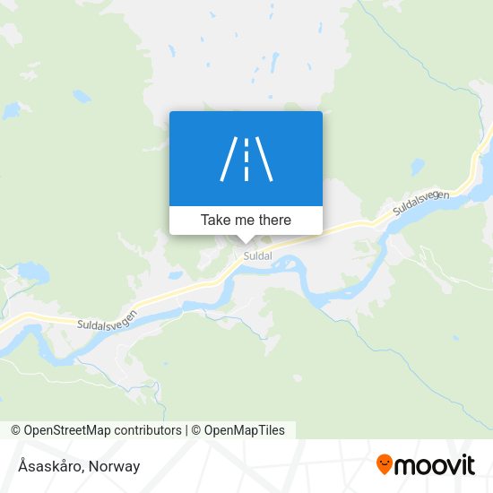 Åsaskåro map