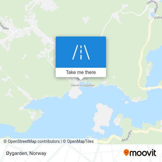 Øygarden map