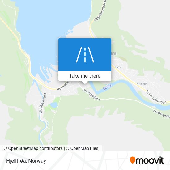 Hjelltrøa map