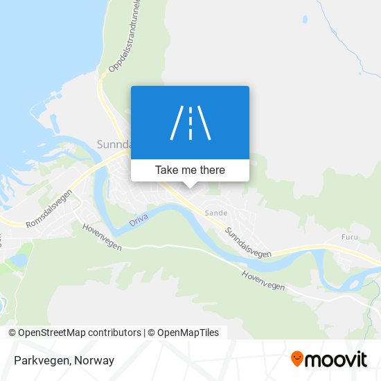 Parkvegen map