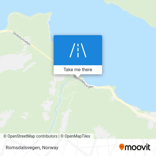 Romsdalsvegen map