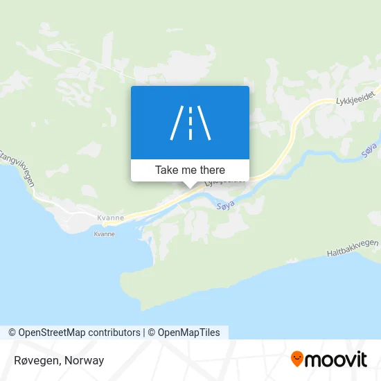 Røvegen map