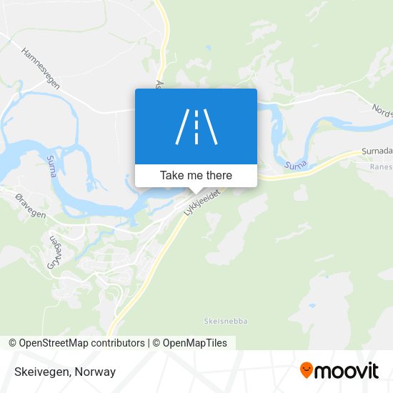 Skeivegen map