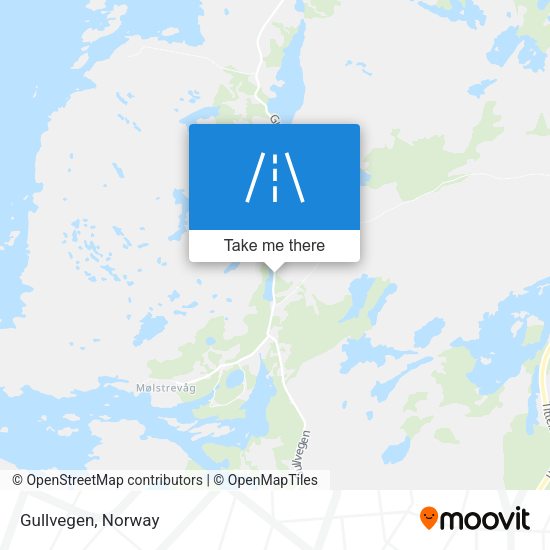 Gullvegen map