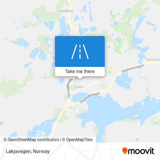 Løkjavegen map