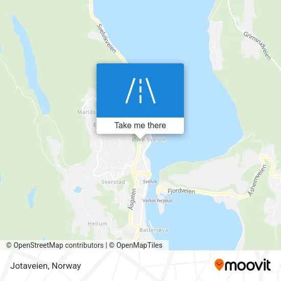 Jotaveien map