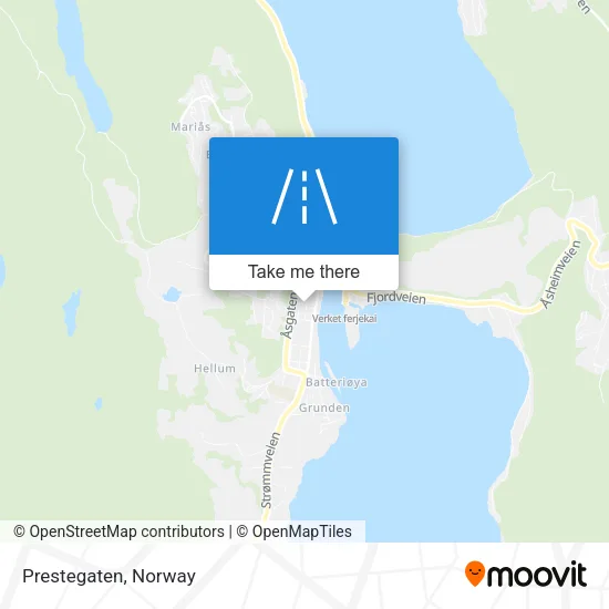 Prestegaten map