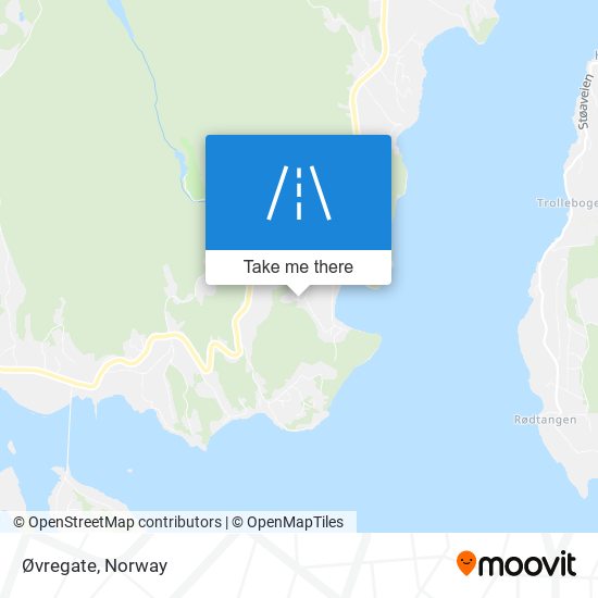 Øvregate map