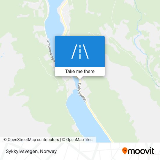 Sykkylvsvegen map