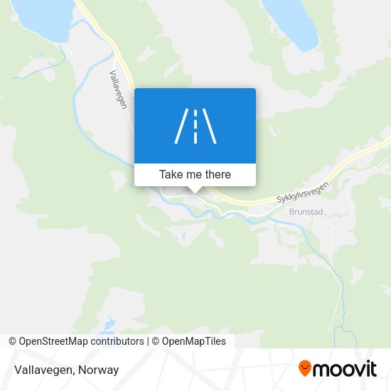 Vallavegen map