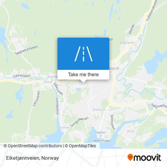 Eiketjønnveien map