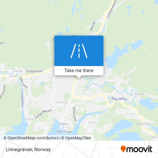 Linnegrøvan map