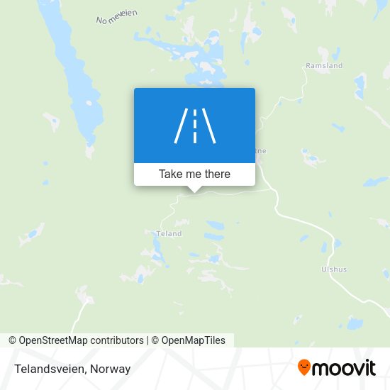 Telandsveien map