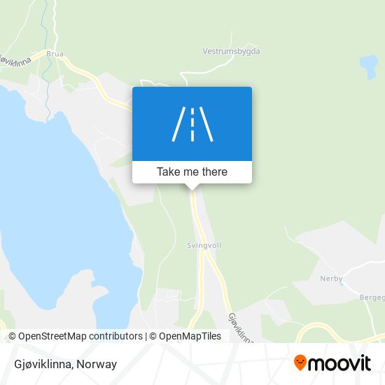 Gjøviklinna map
