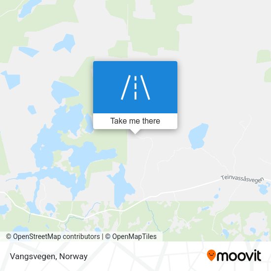 Vangsvegen map