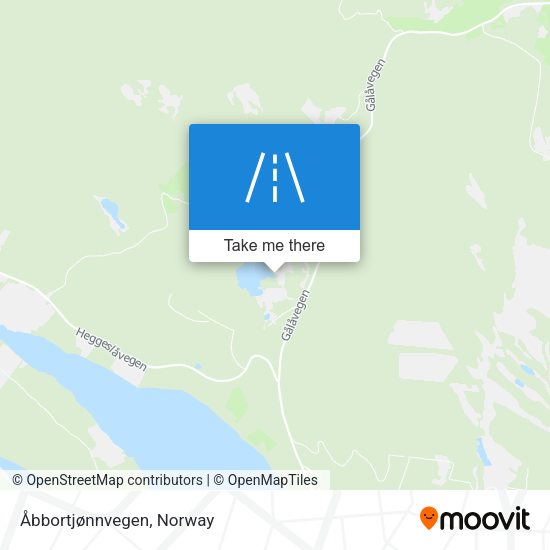 Åbbortjønnvegen map