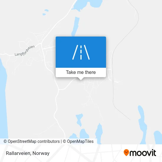 Rallarveien map