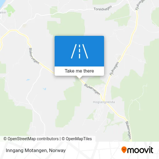 Inngang Motangen map