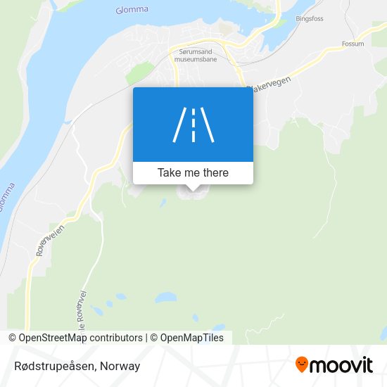 Rødstrupeåsen map