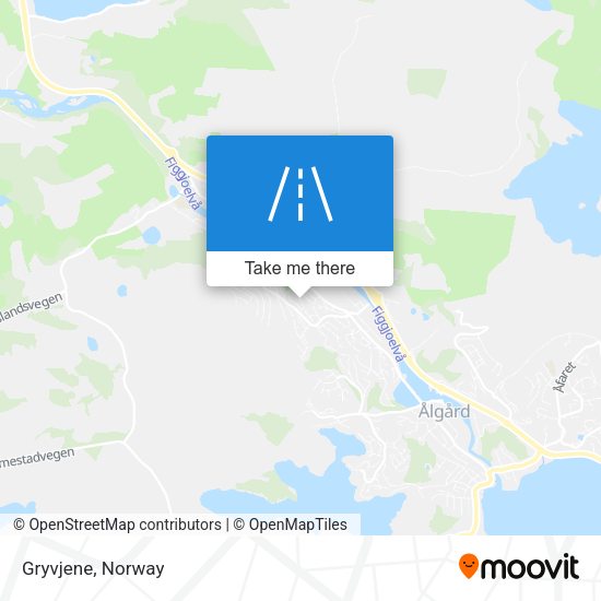 Gryvjene map