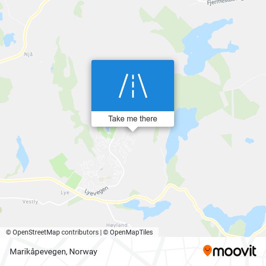 Marikåpevegen map