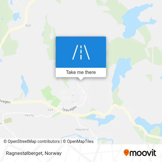 Ragnestølberget map