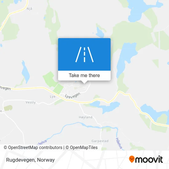 Rugdevegen map