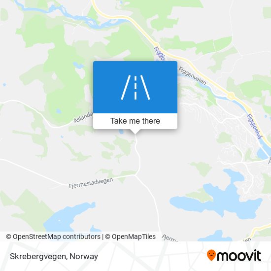 Skrebergvegen map