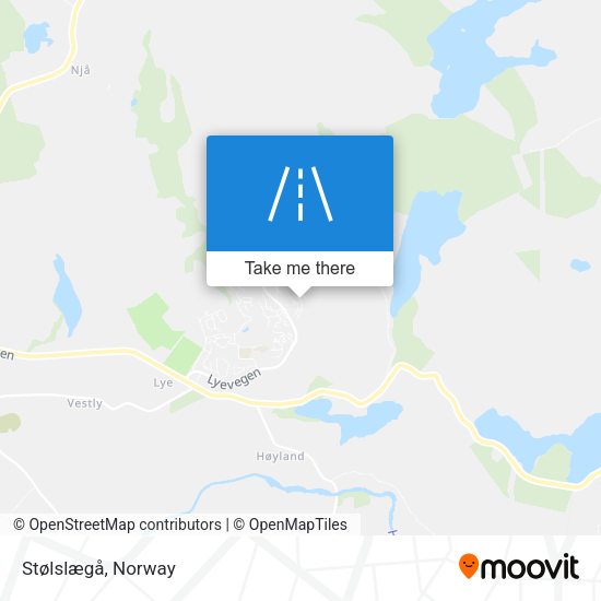 Stølslægå map