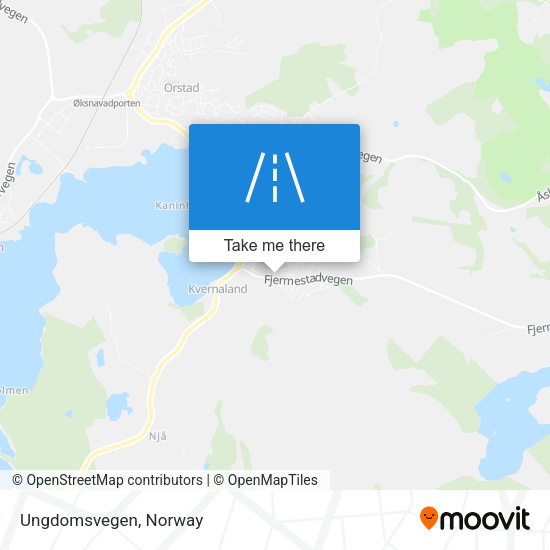 Ungdomsvegen map