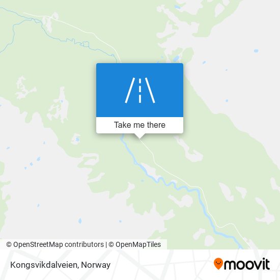 Kongsvikdalveien map