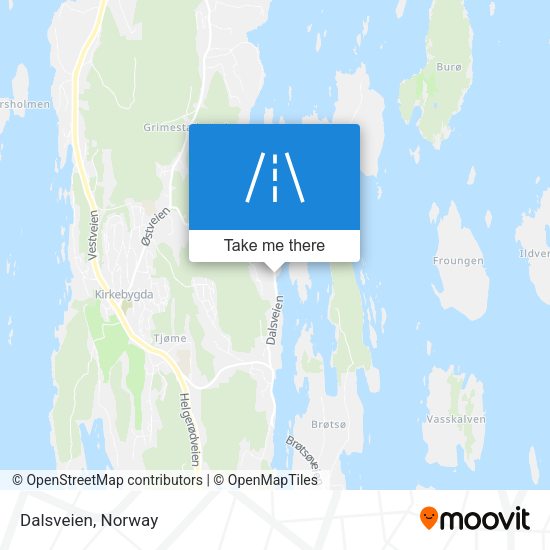 Dalsveien map