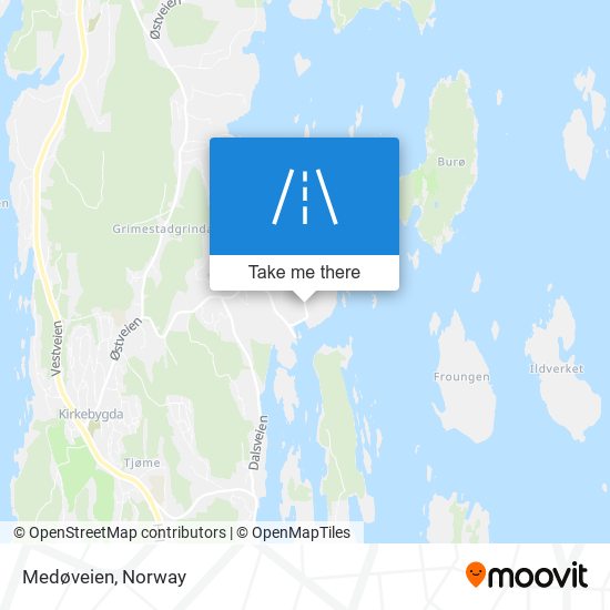 Medøveien map